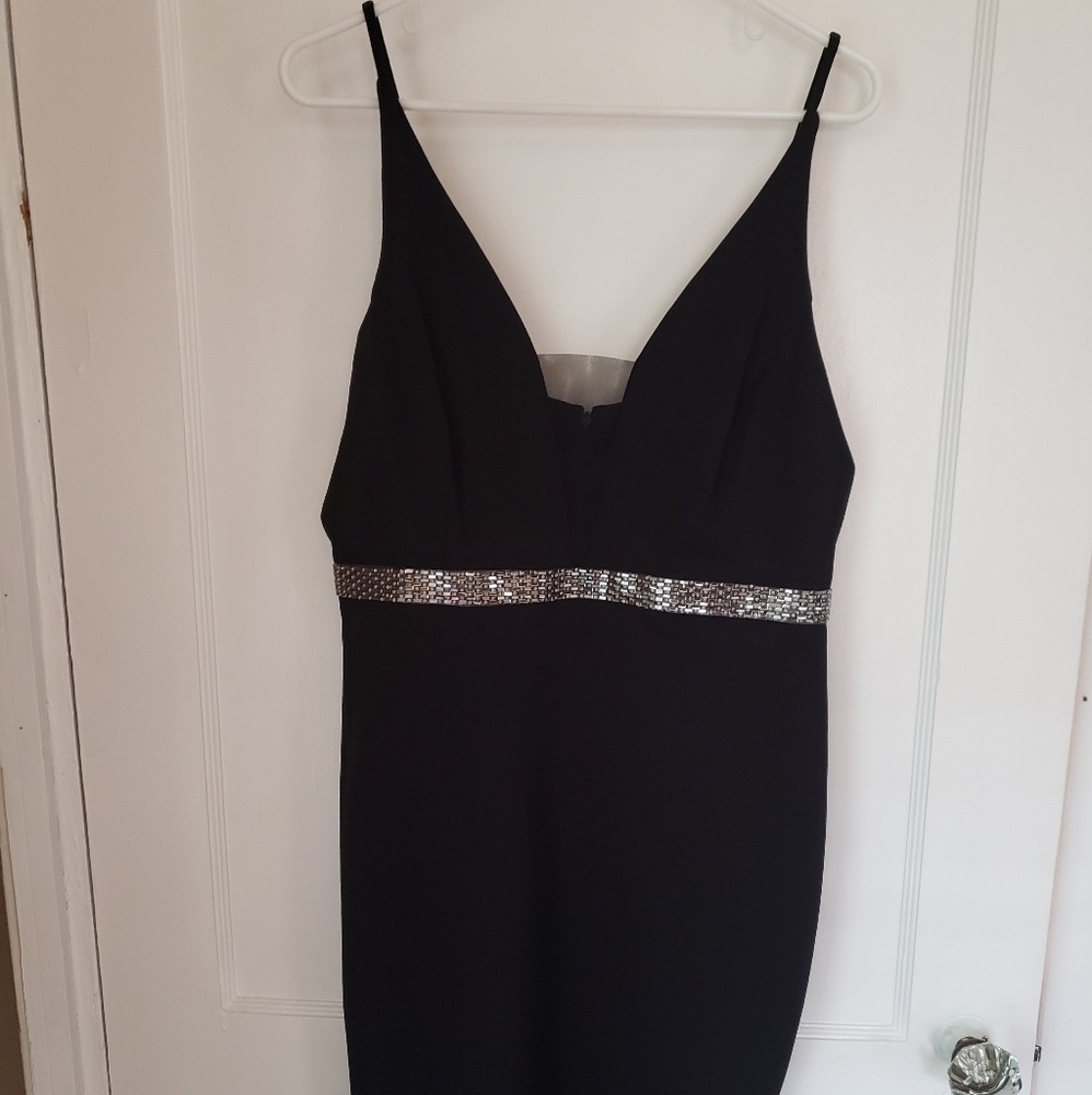 Black cocktail dress